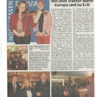 Mit dem Traktor durch Europa und zu E+D