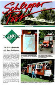 Schlepper Post 2/11  - 18.000 Kilometer mit dem Schlepper Schlepper Post 2/11  - 18.000 Kilometer mit dem Schlepper