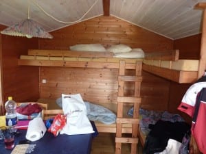 Unsere schäbige Hütte am Vejle-Frord Unsere schäbige Hütte am Vejle-Frord