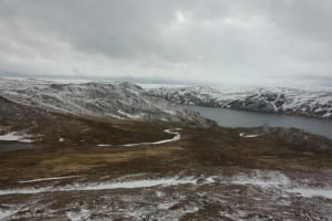 Landschaft bei "Svartvik" am Porsangerfjord