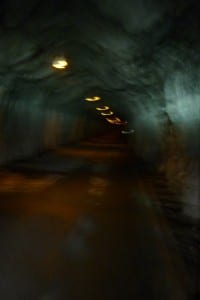 Tunneldurchfahrt vor dem Nordkap