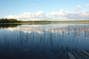 Ein winziger Ausschnitt der finnischen Seenplatte