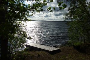 Am Kyyvesi, dem Schlangensee in "Haukivuori"