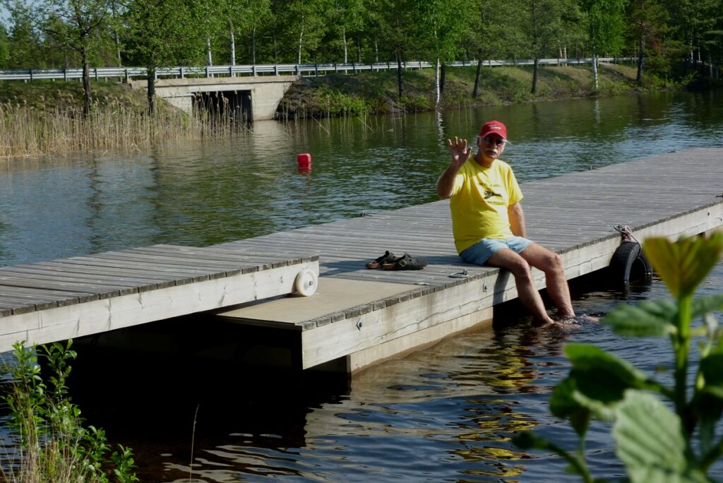 So ein Fußbad ist eine Wohltat bei 7°C