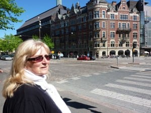 Vor dem größten Kaufhaus Finnlands in Helsinkis Mitte "Stockmann" Vor dem größten Kaufhaus Finnlands in Helsinkis Mitte "Stockmann"