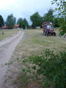 Am 38 km langen "Gysri-See" an unserem "Rodelplatz"