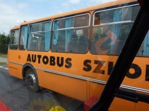Nostalgischer Schulbus