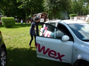 Letzte Vorbereitungen vom Fersehteam