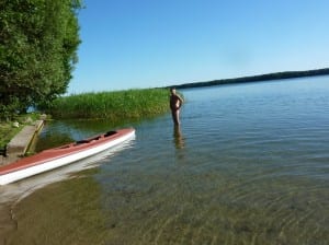 Ein Bad im Drawsko-See ist ein Genuss