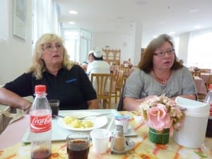 In der Cafeteria der Klinik