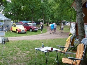 Lebhaftes Bocciaspiel vor unserer Haustür