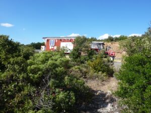 Zwangsrast in den Bergen...die Bremsen wurden zu heiß Zwangsrast in den Bergen...die Bremsen wurden zu heiß