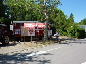 Unser ausgezeichneter Campingplatz- Besser können wir nicht stehen!