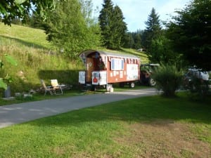 Unser Stellplatz bei "Pontarlier"