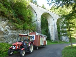 Rastplatz in 1300 Meter Höhe vor der Schweizer Grenze im Jura-Gebirge