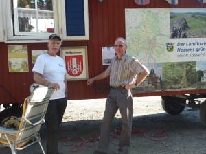 Erich R., ein früherer Arbeitskollege aus Angersbach überrascht mich mit seinem Besuch