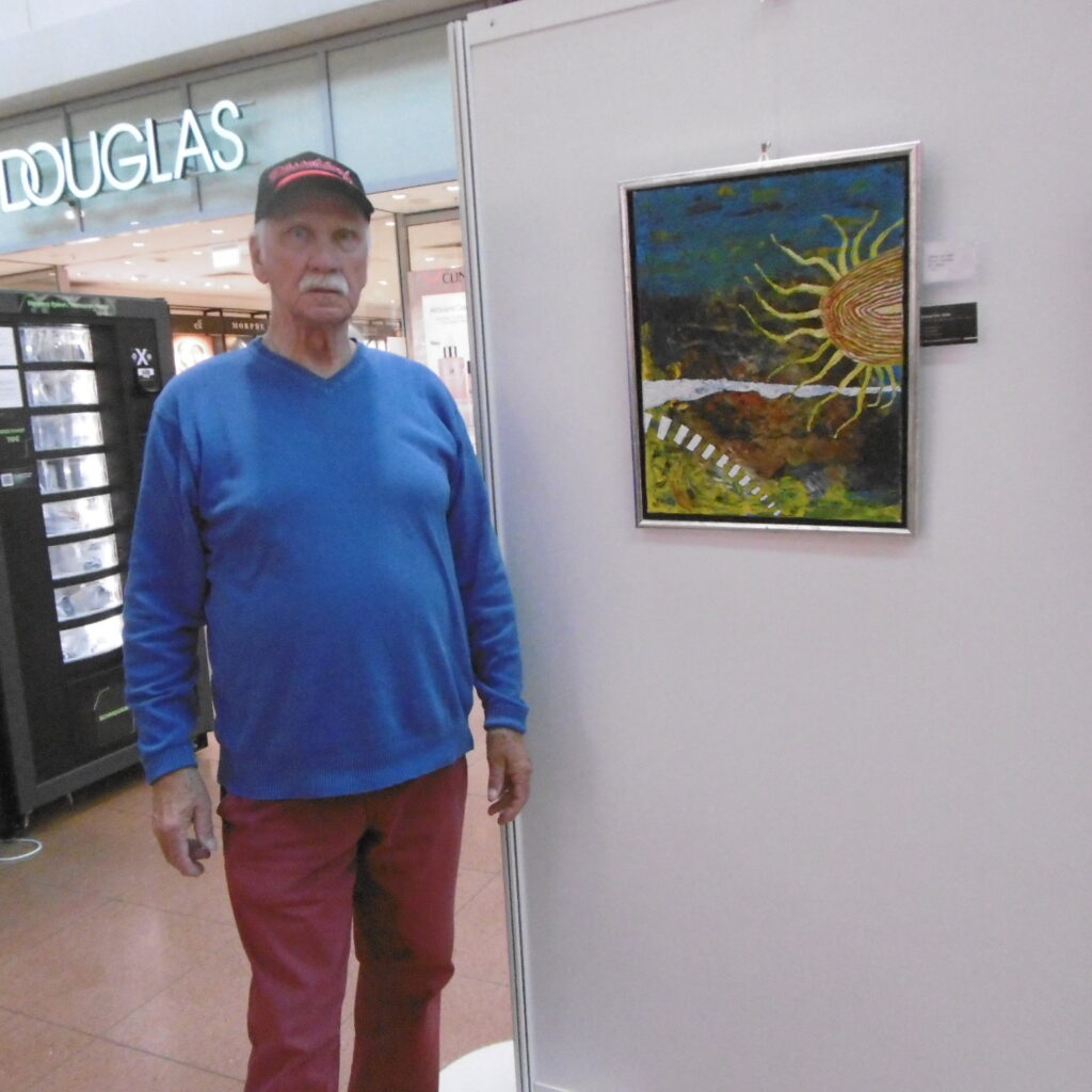 19 vor einem meiner Gemälde