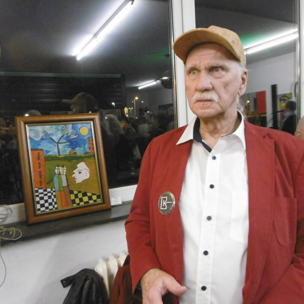 5 Vor einem meiner Gemälde